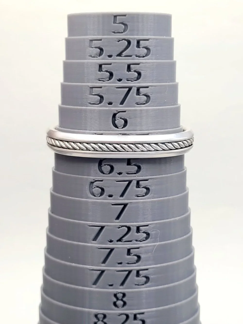 David Yurman Cable Inset Cuff Bracelet in Sterling Silver - Size X-Small - RARE